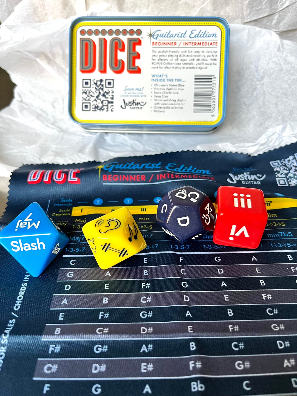 Musician's Dice Guitar Edition - Beginner to Intermediate
